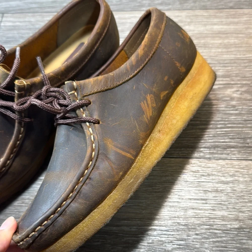 Clarks the original Brown Leather Shoes woman’s size 7 (s40)